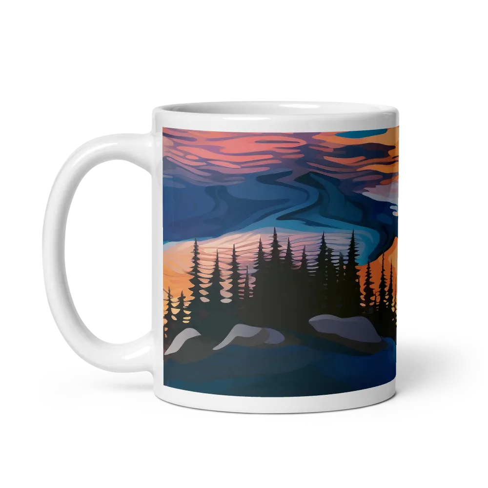 Reflections of Serenity | Mug with White inside | 11 oz