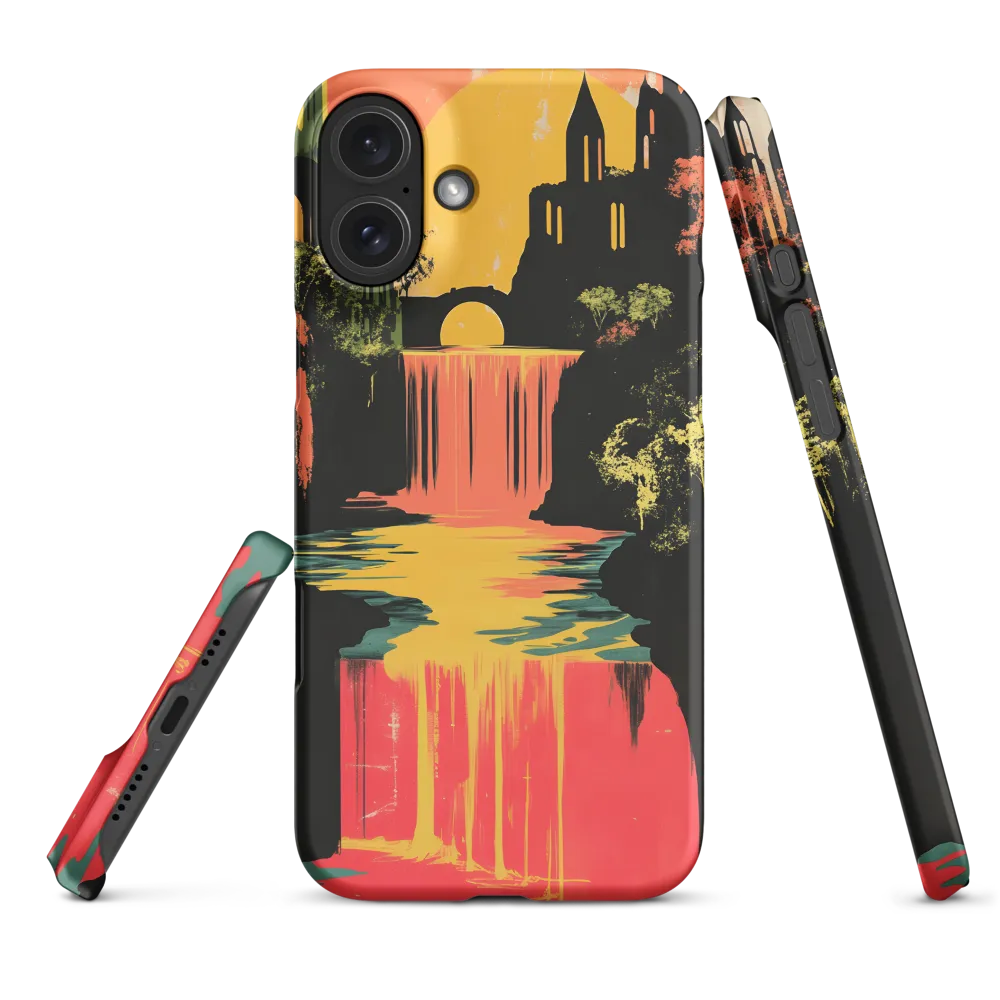 Elysian Echoes: A Surreal Reflections | Phone Case |  16 Plus | Snap Case | Matte