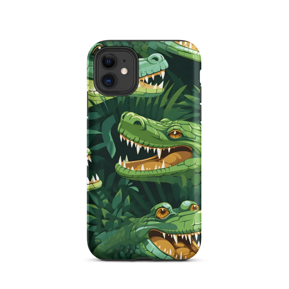 Fierce Crocodilian Medley | Phone Case |  11 | Tough Case | Matte