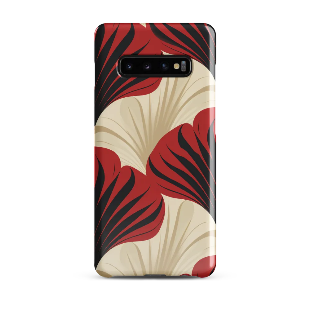 Elegance in Bloom: An Art Deco Floral Reverie | Phone Case |  S10 Plus | Snap Case | Glossy