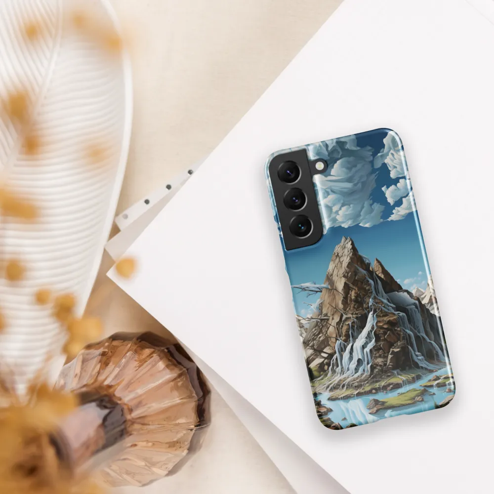Majestic Cascade: A Mountain Masterpiece