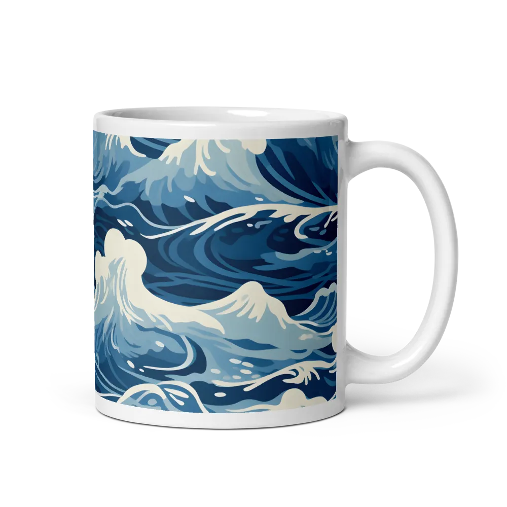 Nautical Dreams: Waves of Adventure | Mug with White inside | 11 oz