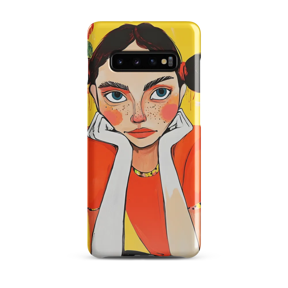 Thoughtful Whimsy | Phone Case |  S10 Plus | Snap Case | Glossy