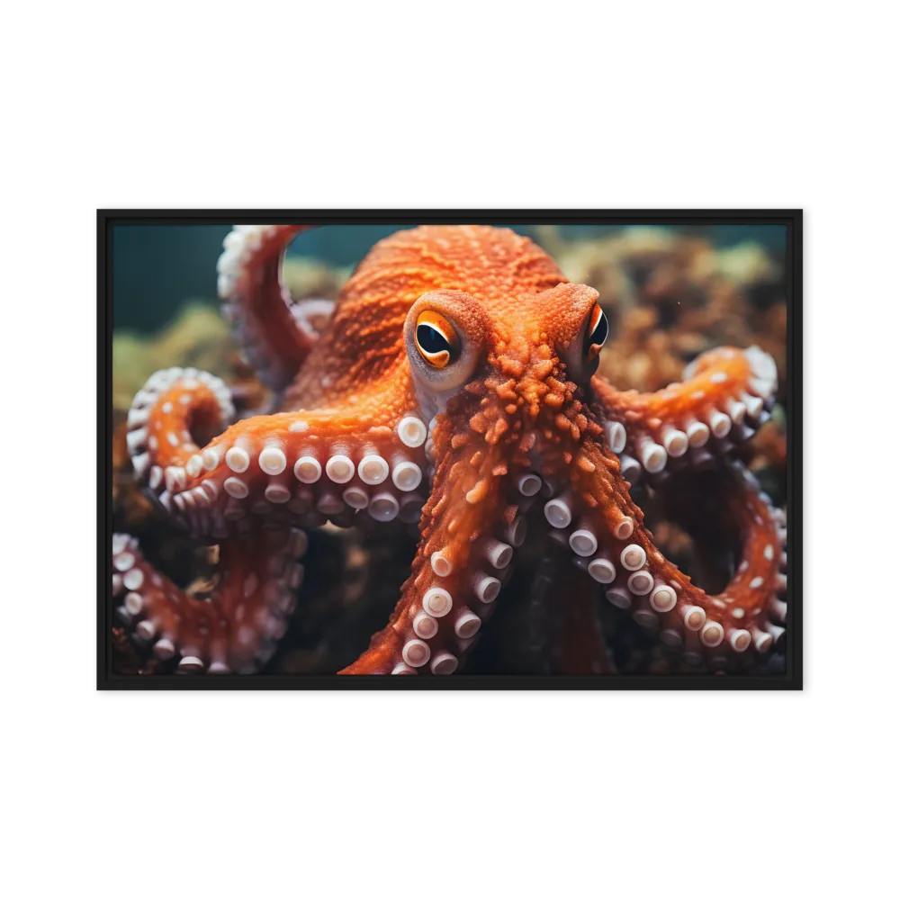 Curious Depths | Canvas with Black Frame | 20″×30″