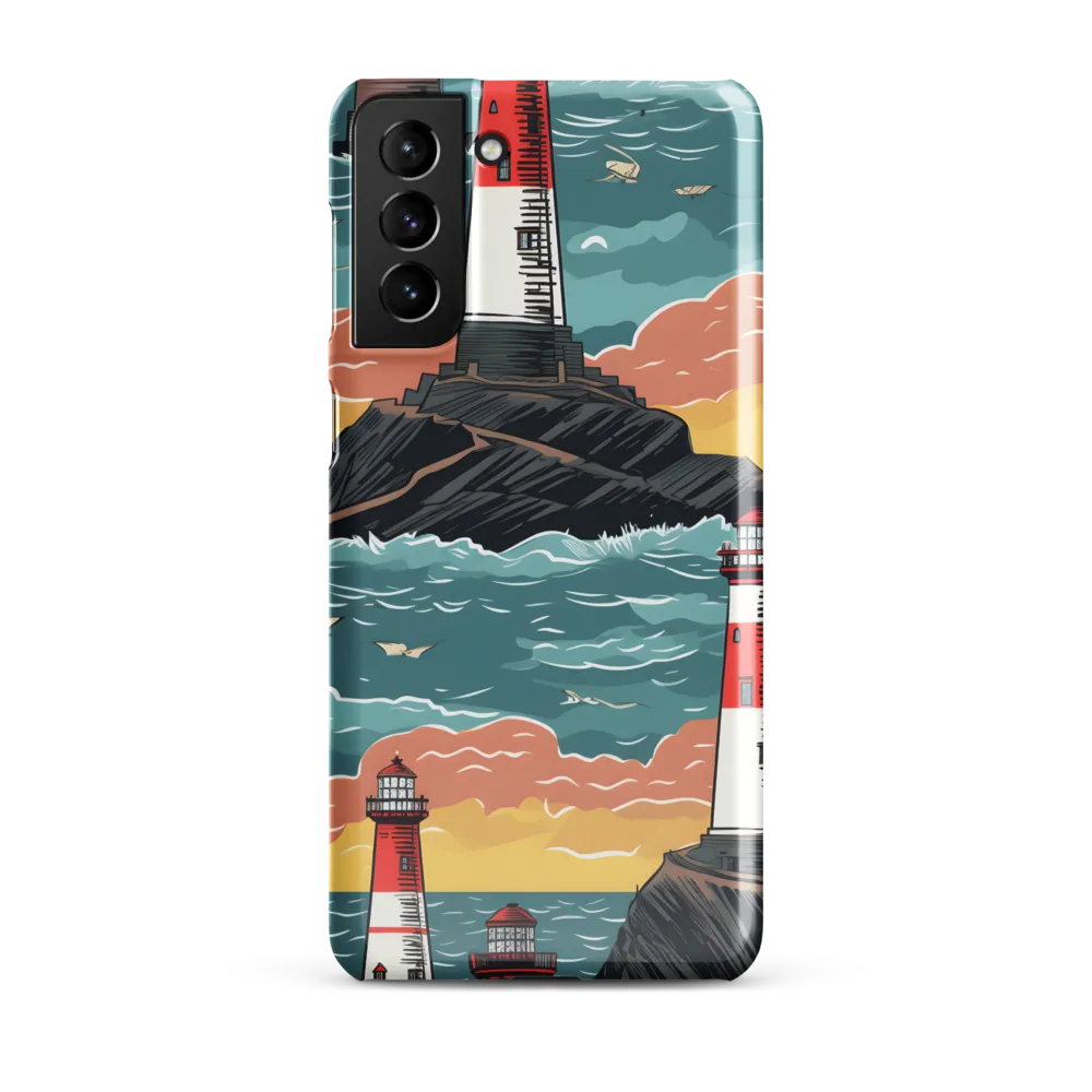 Lighthouses in a Whimsical Ocean