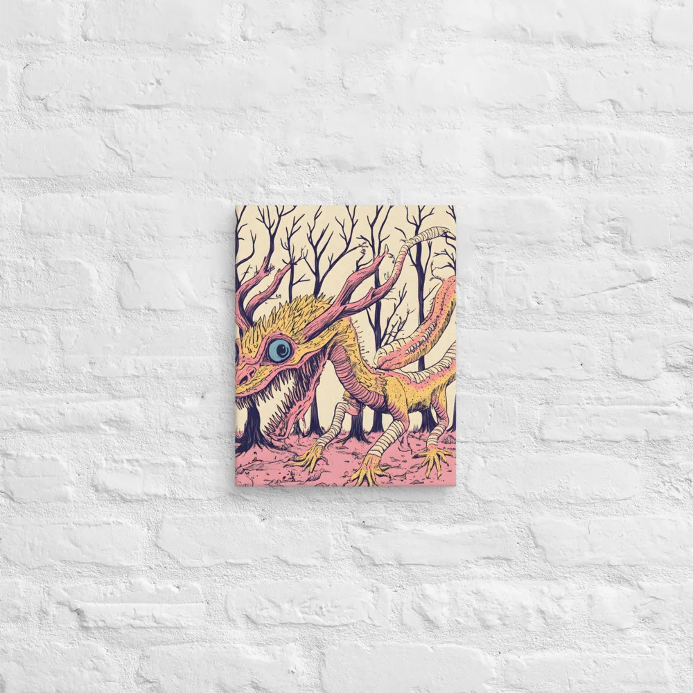 The Enigmatic Dragon of the Desolate Forest | Canvas | 11″×14″