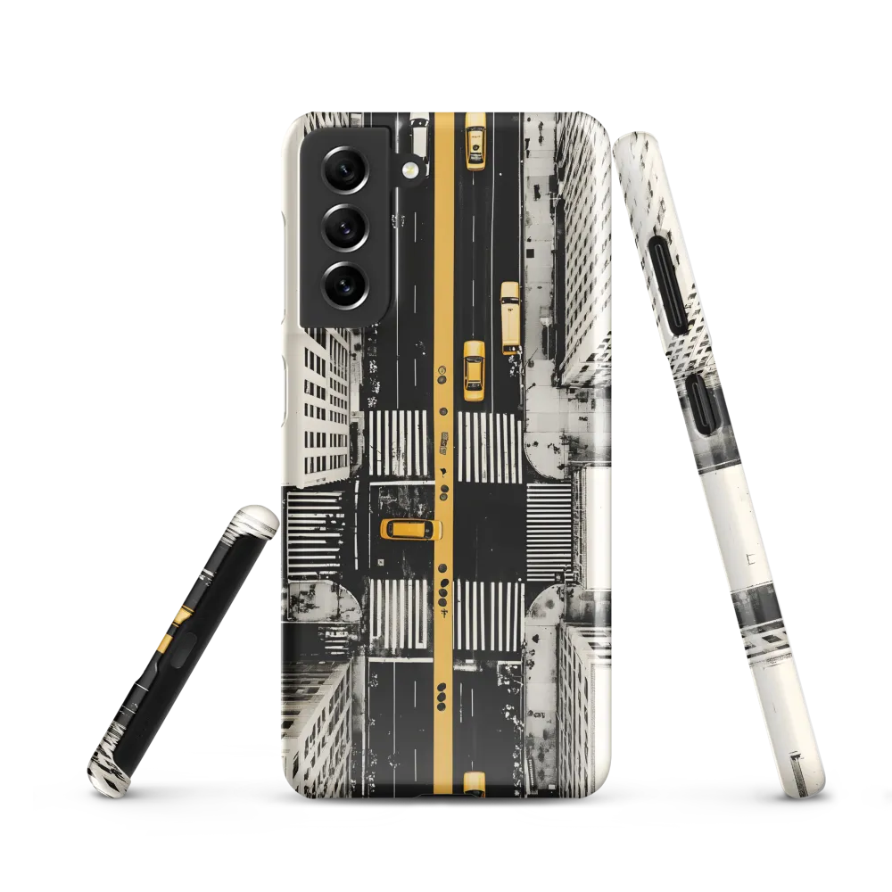 City Pulse: An Aerial Perspective | Phone Case |  S21 | Snap Case | Glossy