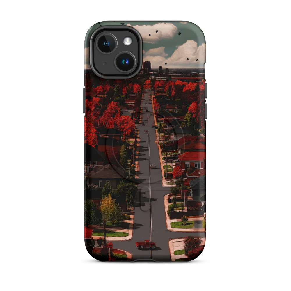 Urban Serenade: A Dusk Reflection | Phone Case |  14 Plus | MagSafe® Tough Case | Matte