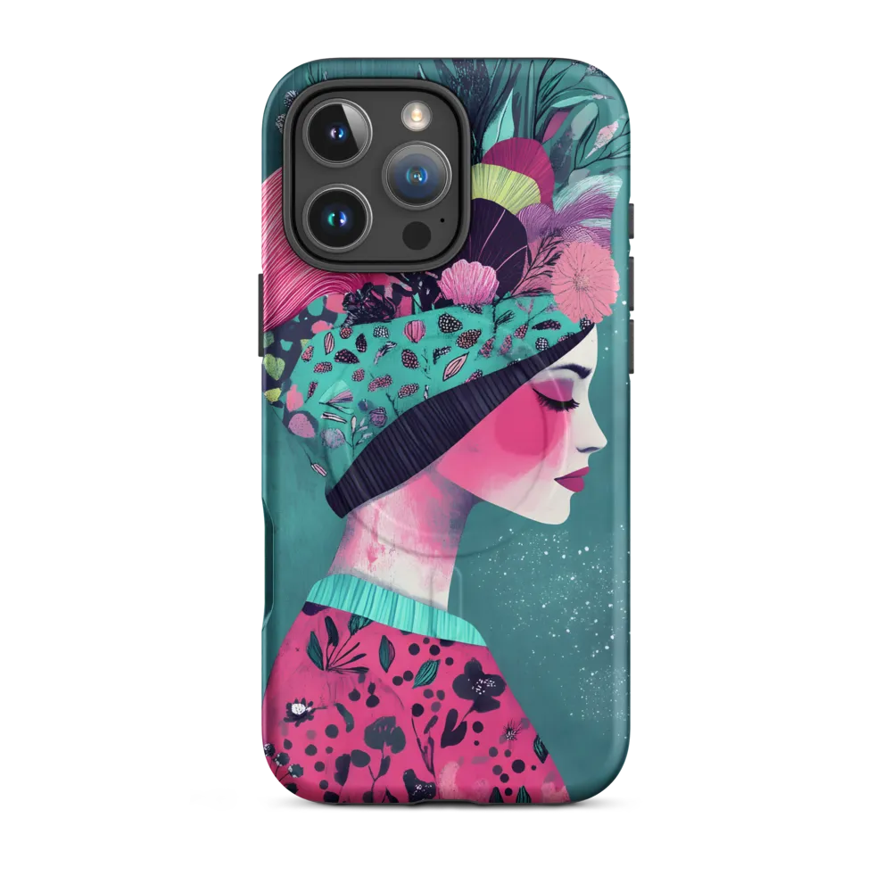 Whimsical Floral Portrait