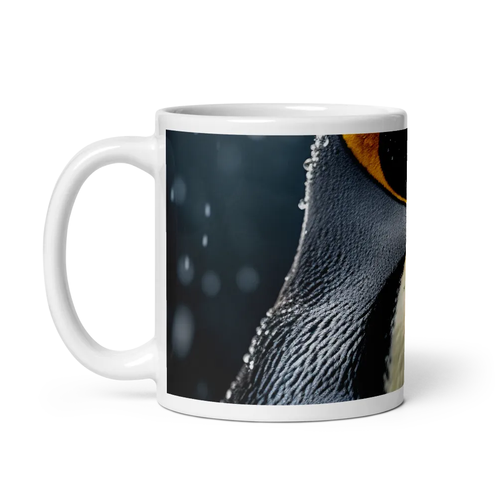 Majesty in the Snow: A Portrait of the Emperor Penguin | Mug with White inside | 11 oz