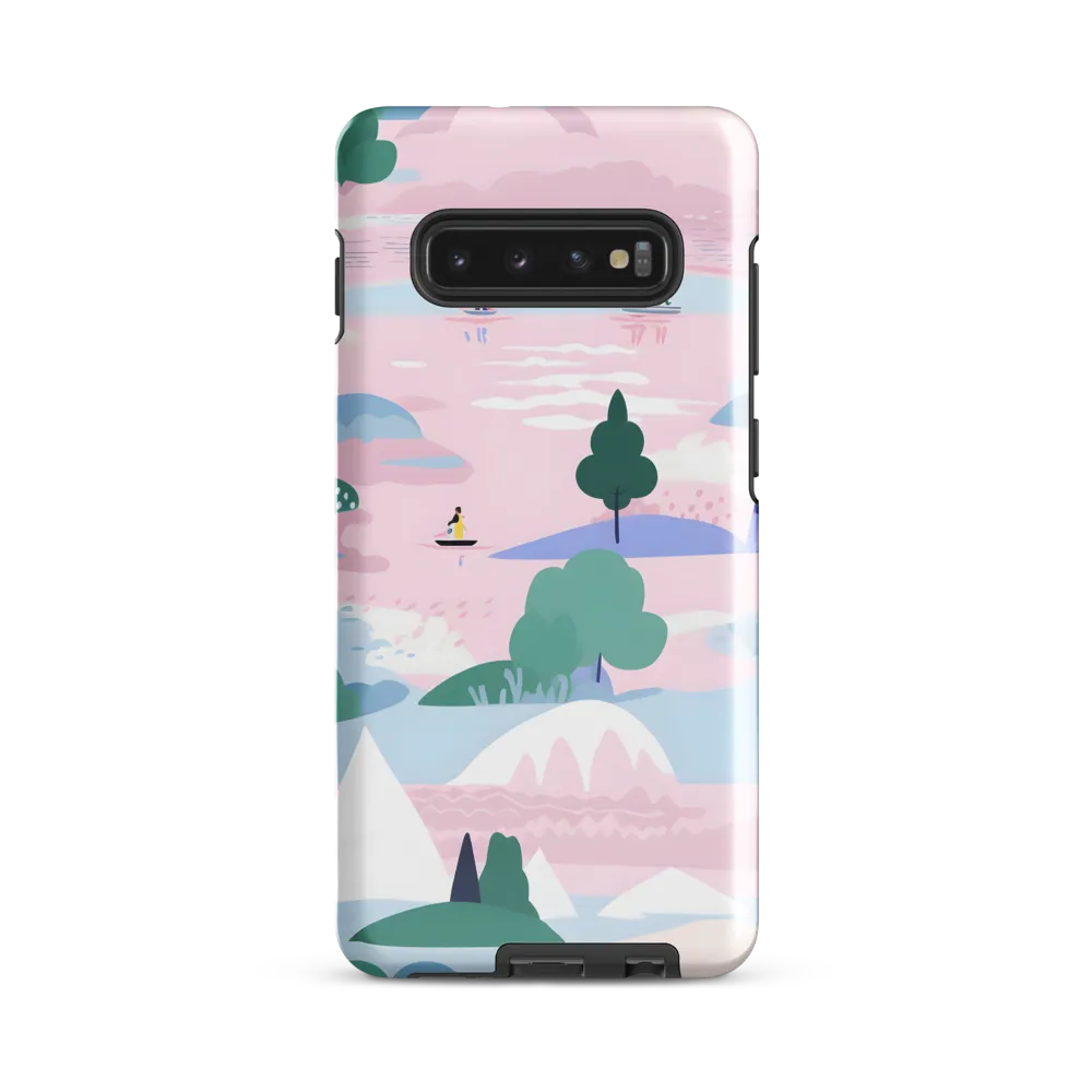 Whimsical Reflections: A Journey Through Landscapes | Phone Case |  S10 Plus | Tough Case | Glossy