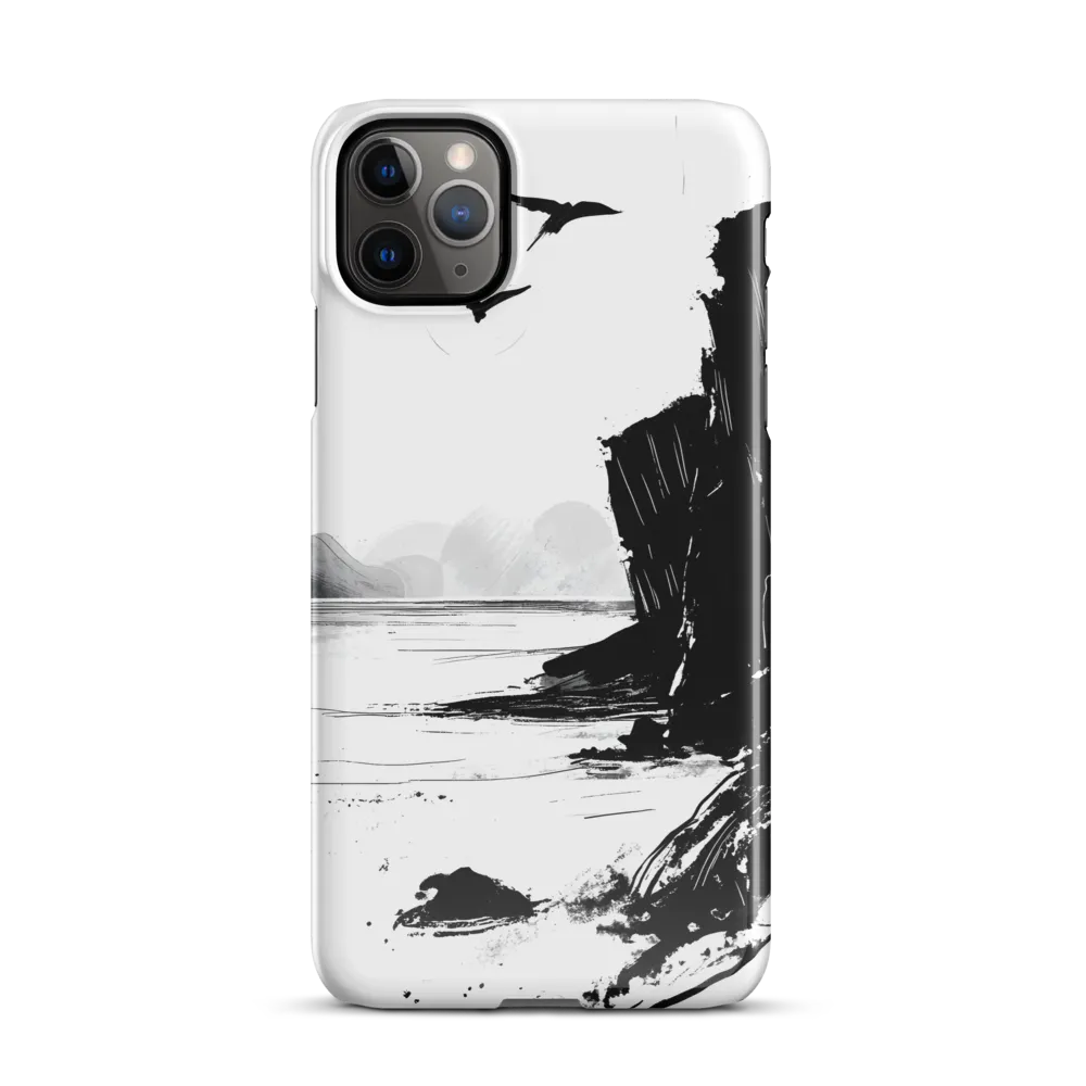 Ethereal Heights: A Minimalist Landscape | Phone Case |  11 Pro Max | Snap Case | Glossy