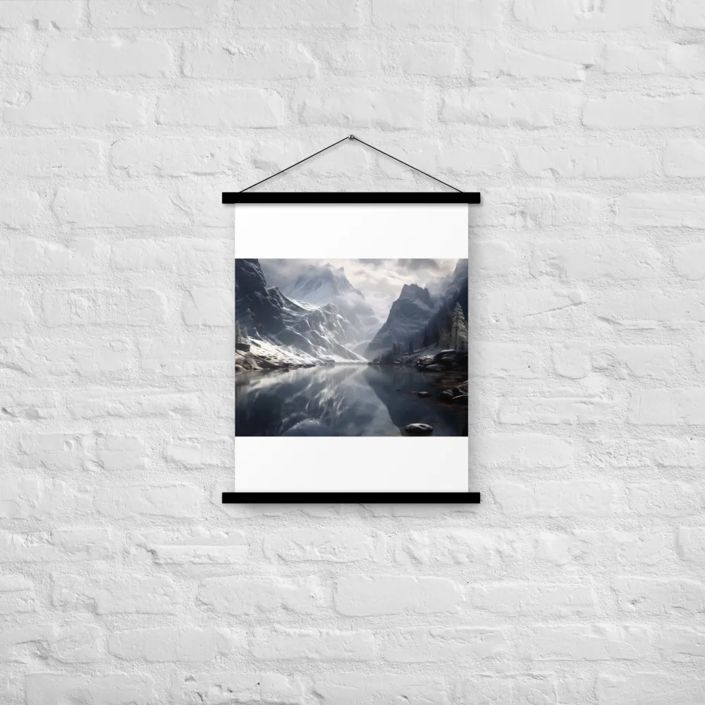 Echoes of Tranquility | Poster With Black Wood Hanger | 18″×24″