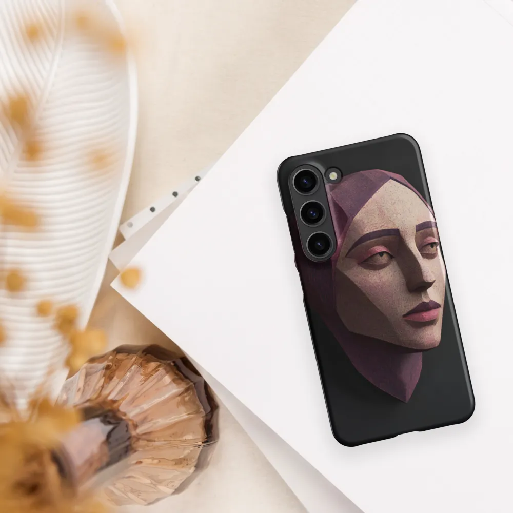Geometric Elegance: A Contemporary Portrait