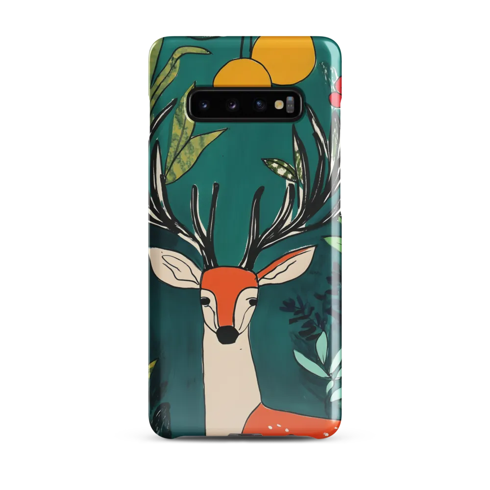 Nature's Embrace: The Majestic Deer | Phone Case |  S10 Plus | Snap Case | Glossy