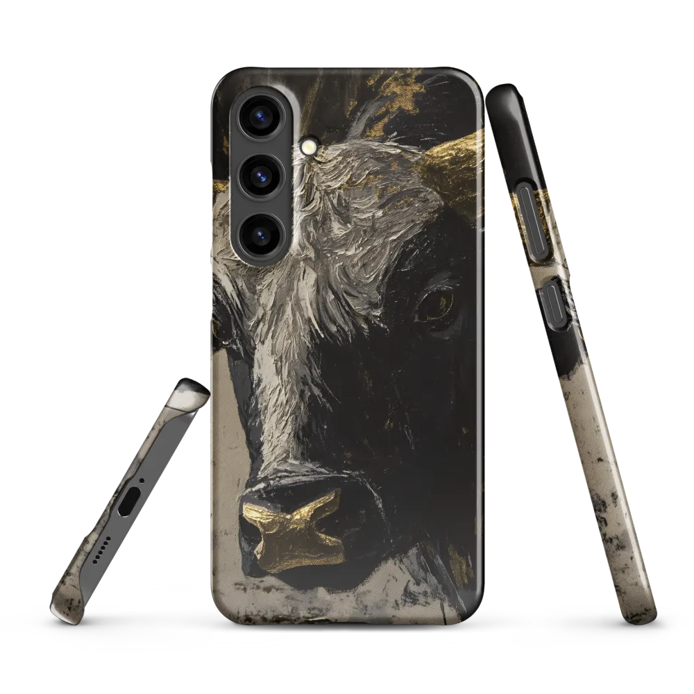 Majestic Bull: The Power in Black and Gold