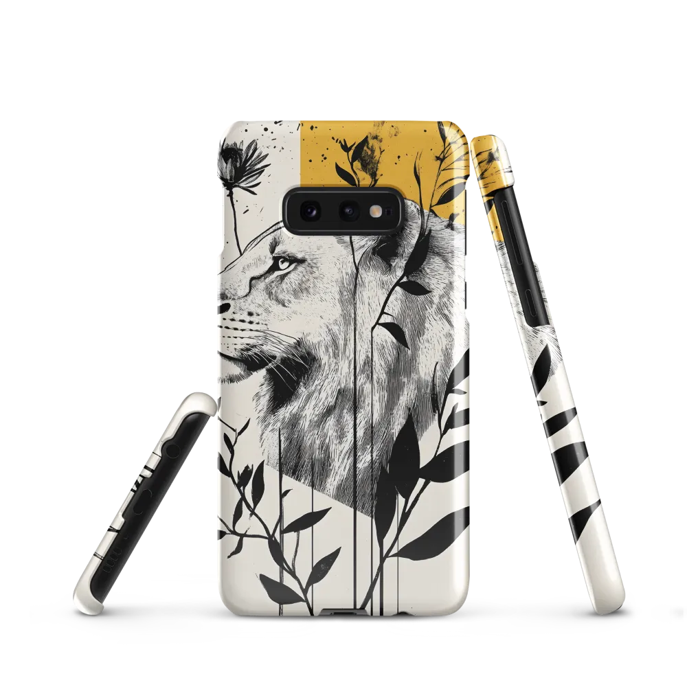 Regal Serenity: The Lion and Flora