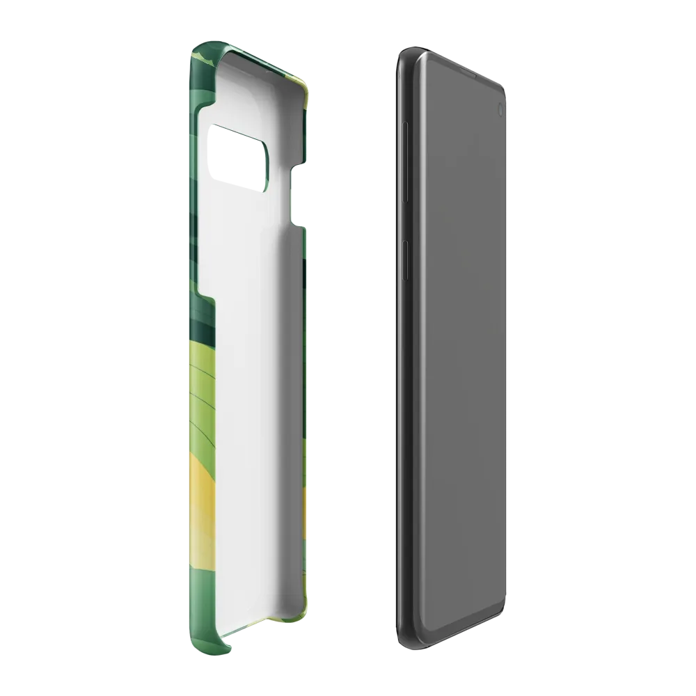 Serenity in Green | Phone Case |  S10 Plus | Snap Case | Glossy