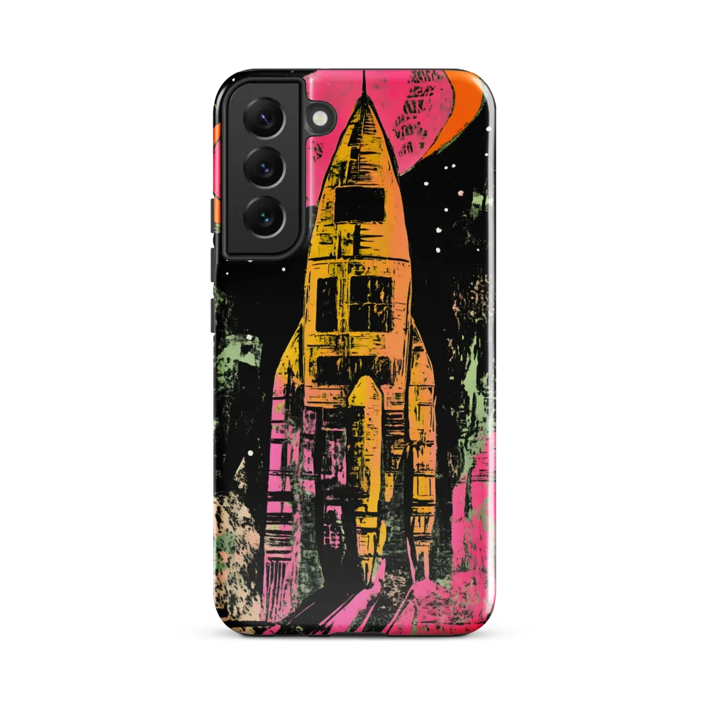 Cosmic Voyage: A Surreal Rocket Adventure