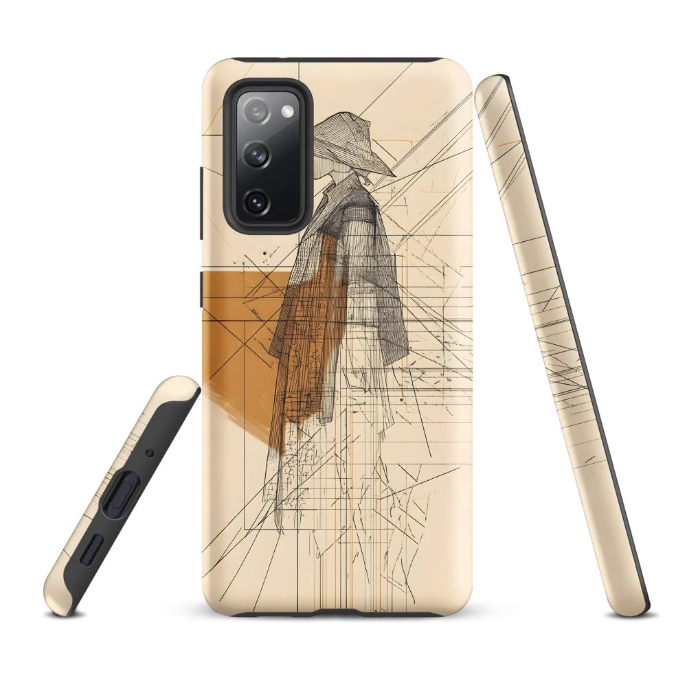 Abstract Profile: A Minimalist Exploration | Phone Case |  S20 FE | Tough Case | Matte