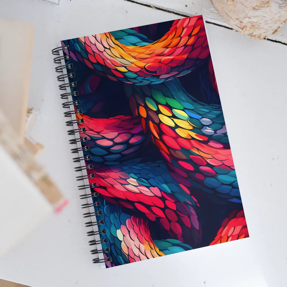 Serpentine Harmony | Spiral Notebook