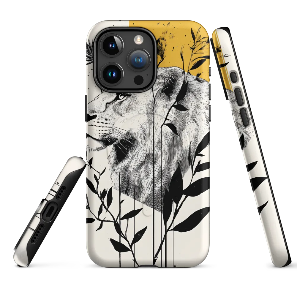 Regal Serenity: The Lion and Flora