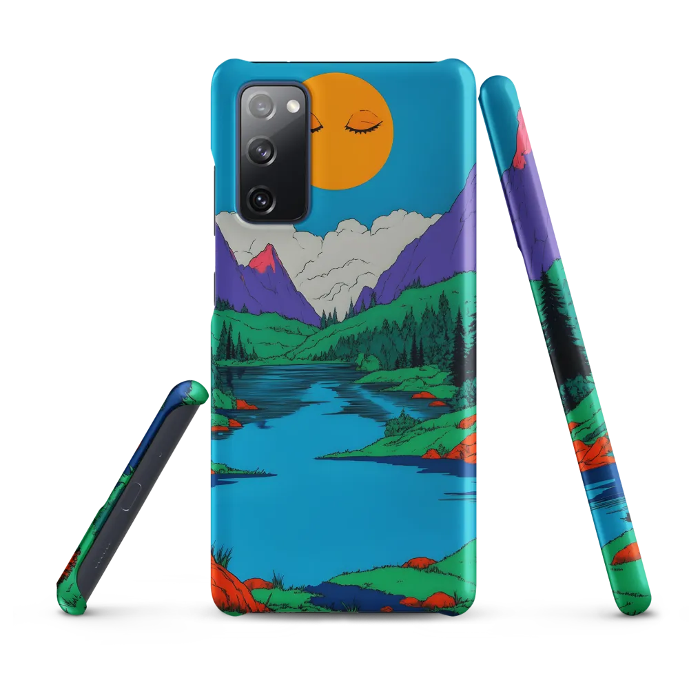 Whimsical Serenity in Vibrant Colors