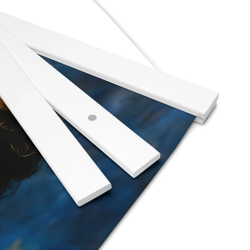 Whispers of Tranquility | Poster With White Wood Hanger | 12″×12″