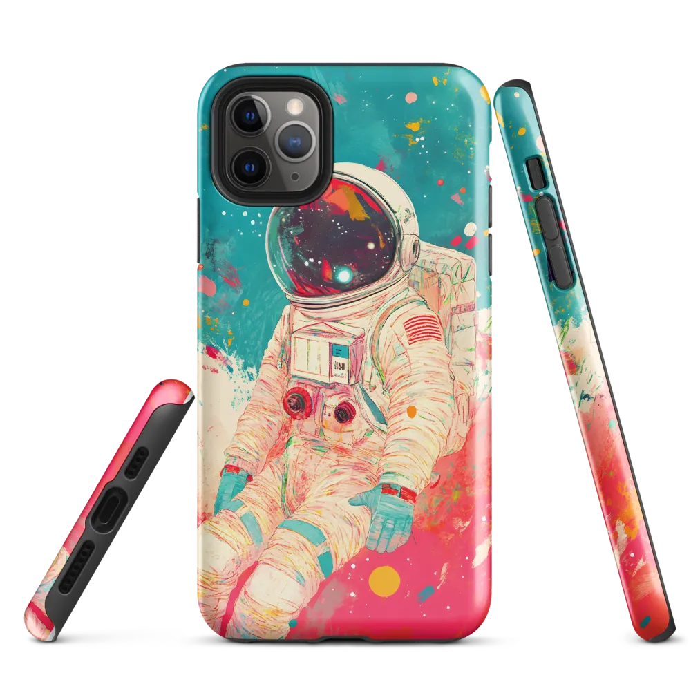 Cosmic Explorer: An Astronaut's Journey | Phone Case |  11 Pro Max | Tough Case | Glossy