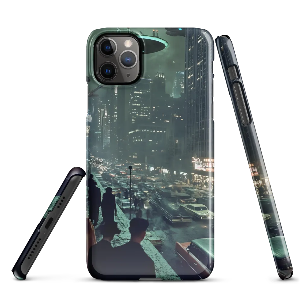 Mysterious Encounters in a Neon City | Phone Case |  11 Pro Max | Snap Case | Glossy