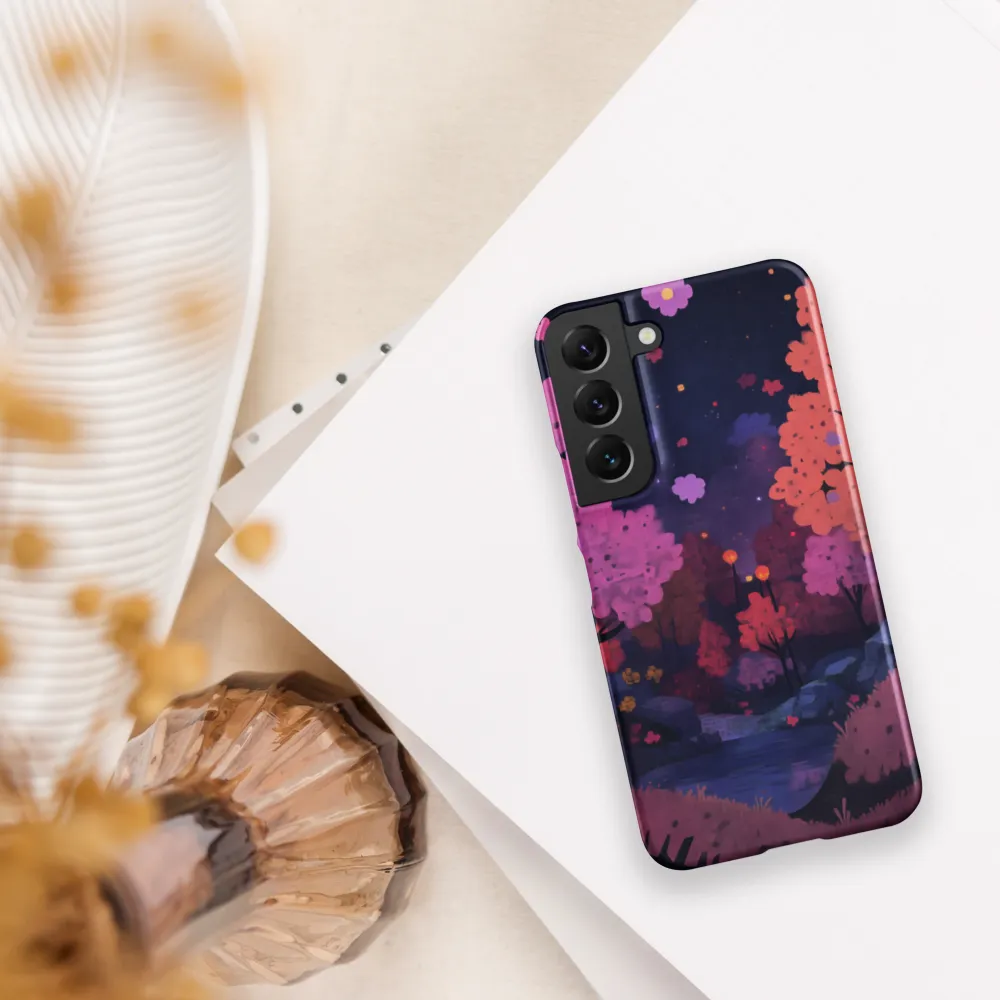 Whispers of Spring: A Serene Landscape | Phone Case |  S22 | Snap Case | Matte