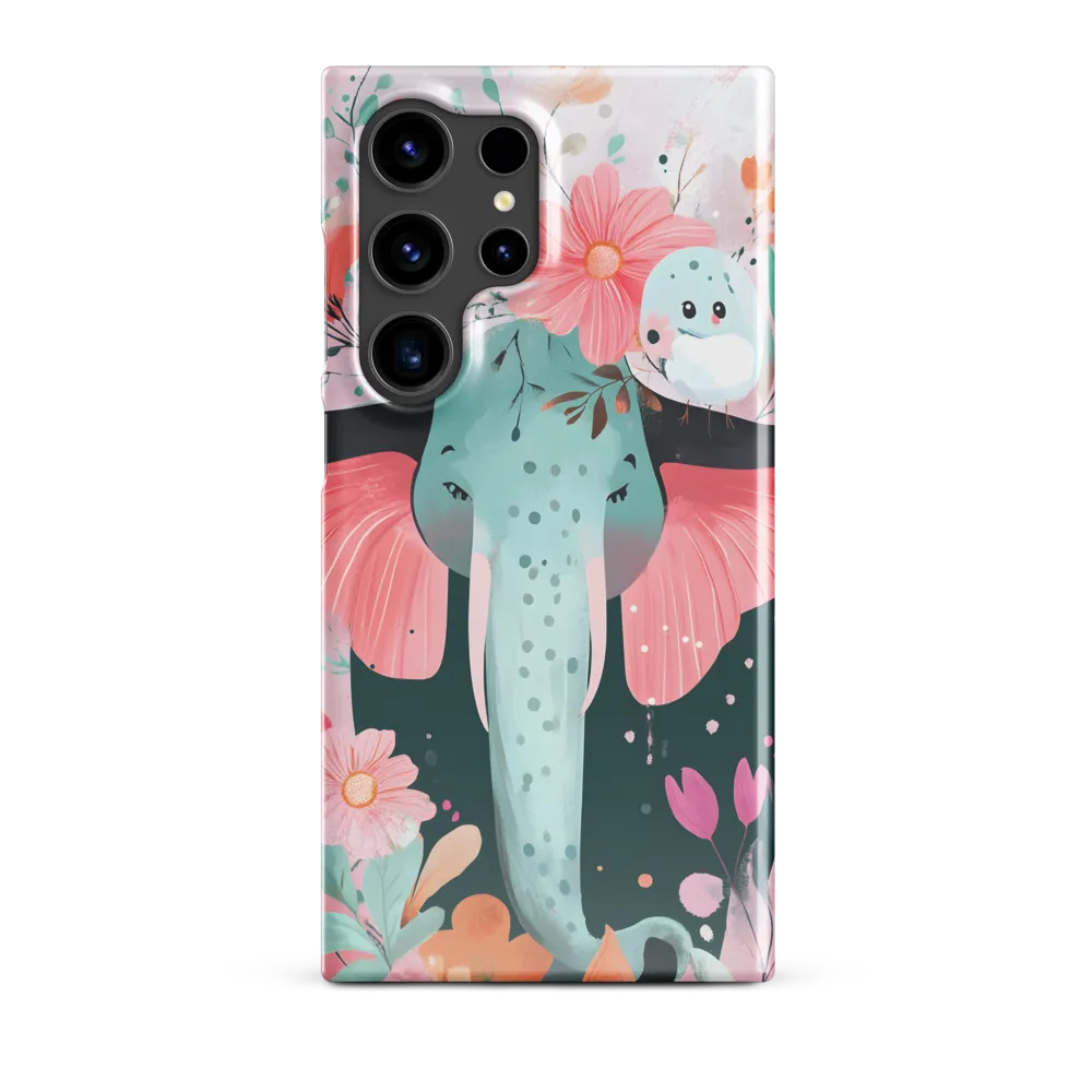 Whimsical Elephant in Bloom