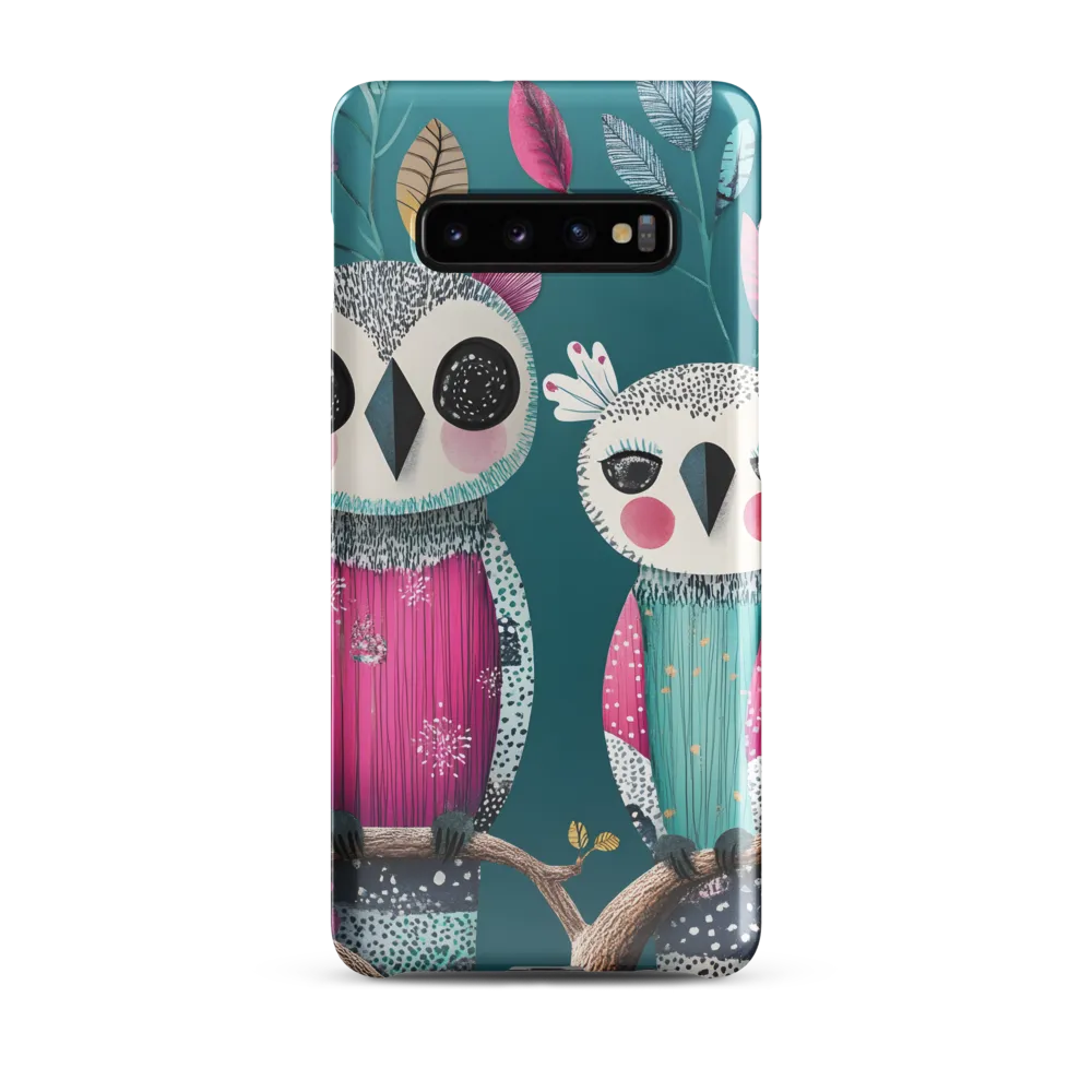 Whimsical Duo: A Celebration of Nature and Color | Phone Case |  S10 Plus | Snap Case | Glossy