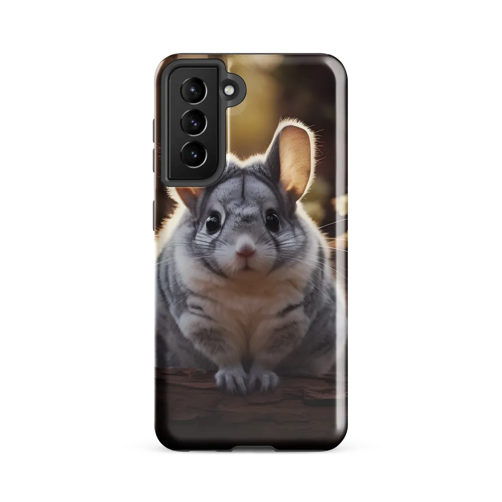Curious Chinchilla in the Forest