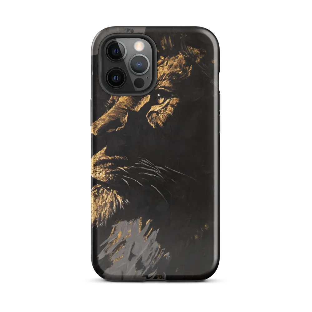 Majestic Gaze: The Golden Lion