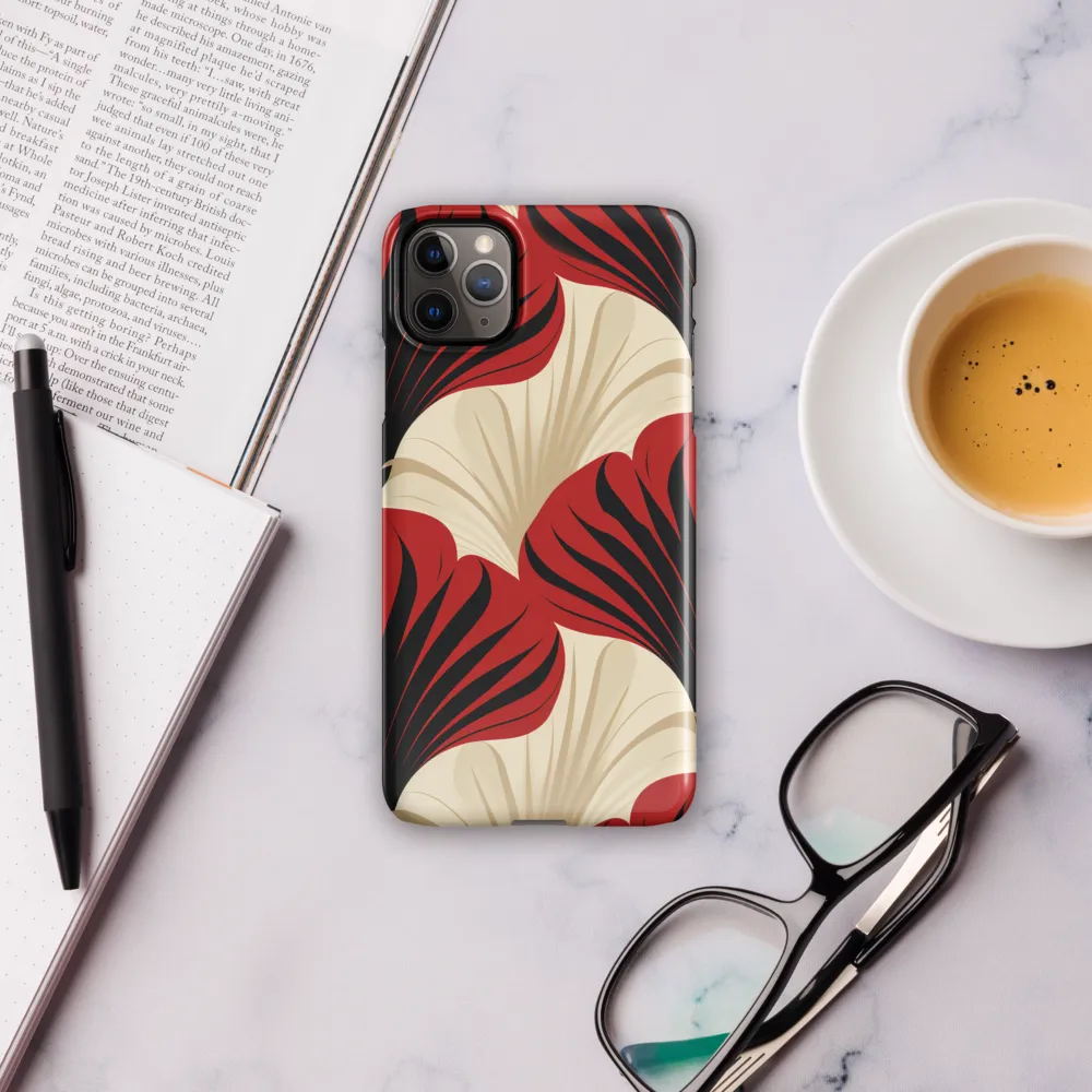 Elegance in Bloom: An Art Deco Floral Reverie | Phone Case |  11 Pro Max | Snap Case | Glossy