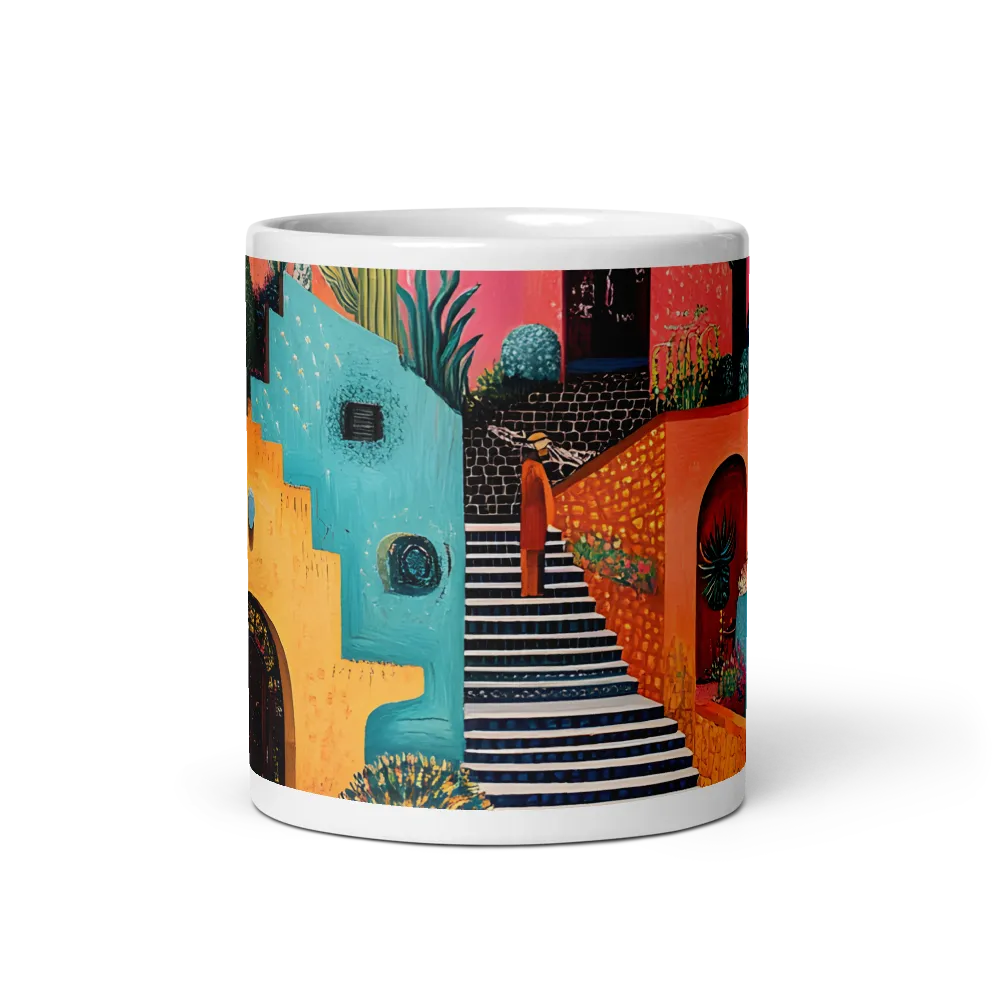 Colorful Architectural Harmony | Mug with White inside | 11 oz