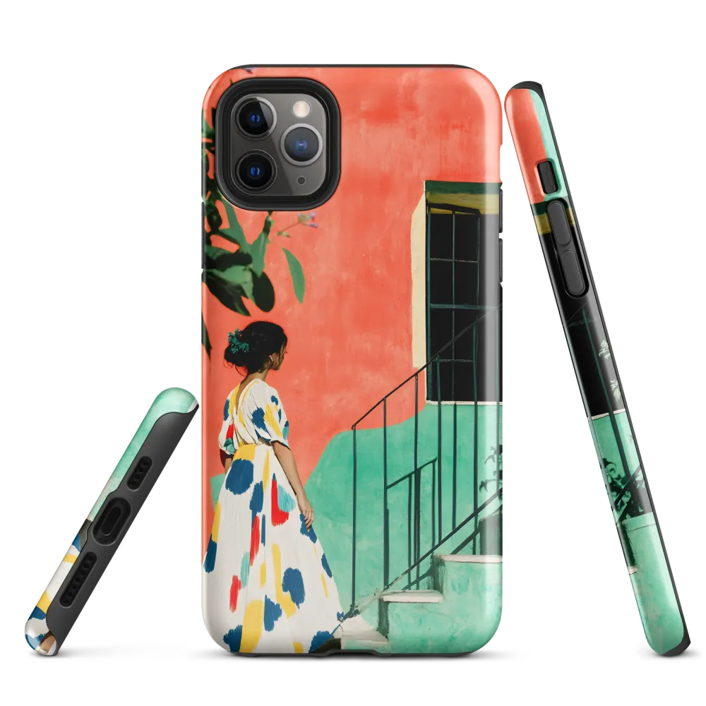 Stairway to Colorful Bliss | Phone Case |  11 Pro Max | Tough Case | Glossy