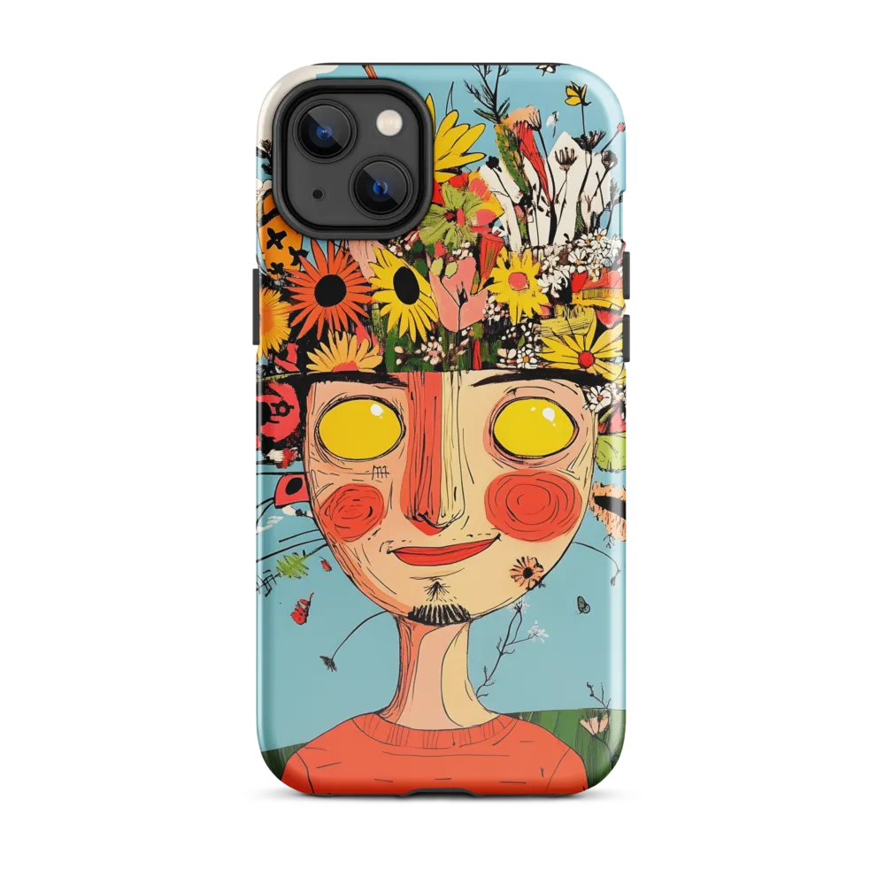 Whimsical Bloom | Phone Case |  14 Plus | Tough Case | Glossy