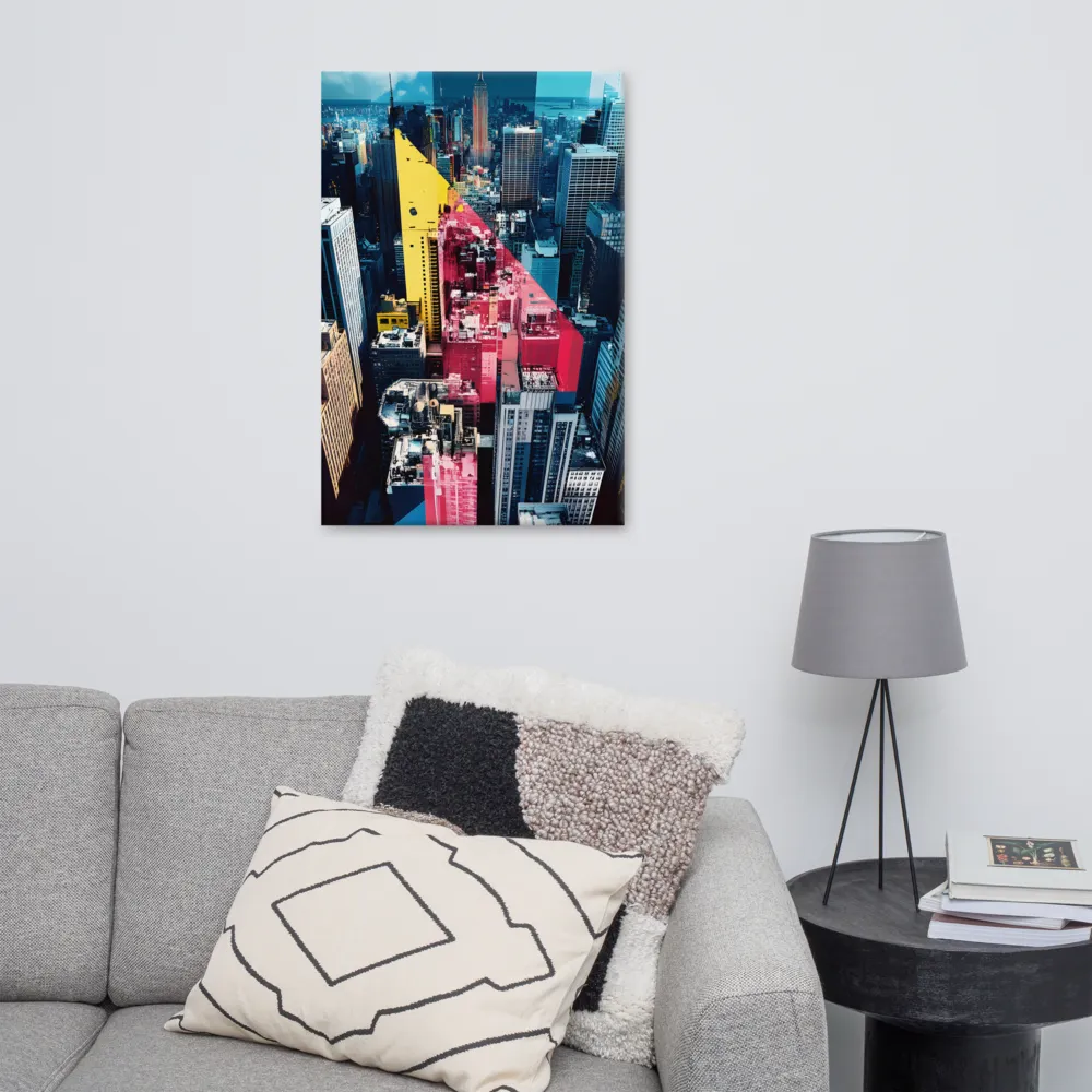 Dynamic Urban Symphony | Canvas | 24″×36″