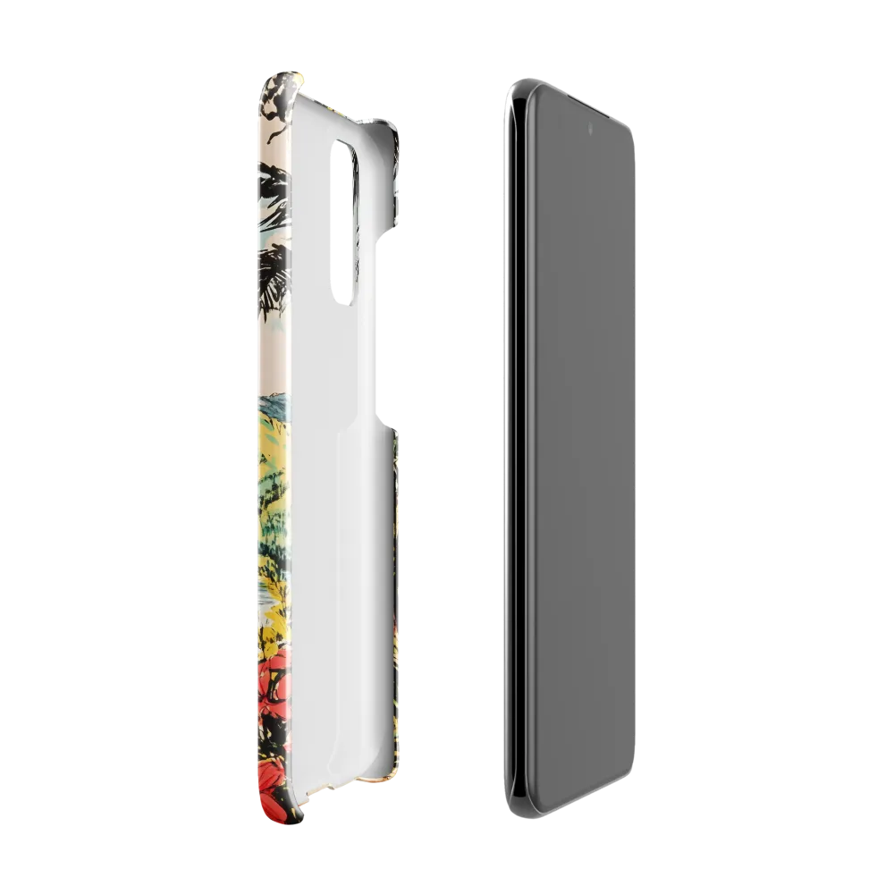 Tropical Serenity | Phone Case |  S20 | Snap Case | Glossy