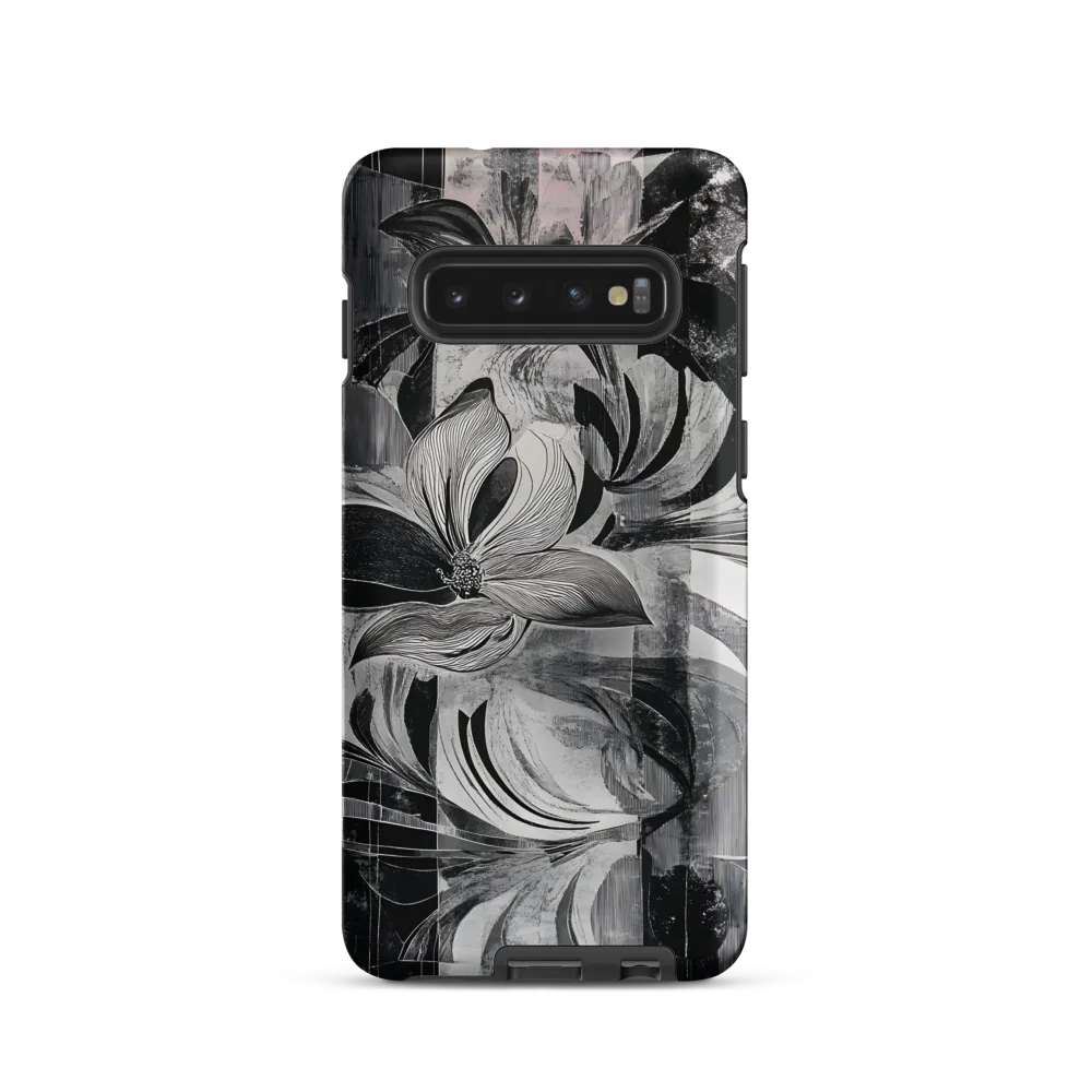 Floral Fusion in Monochrome