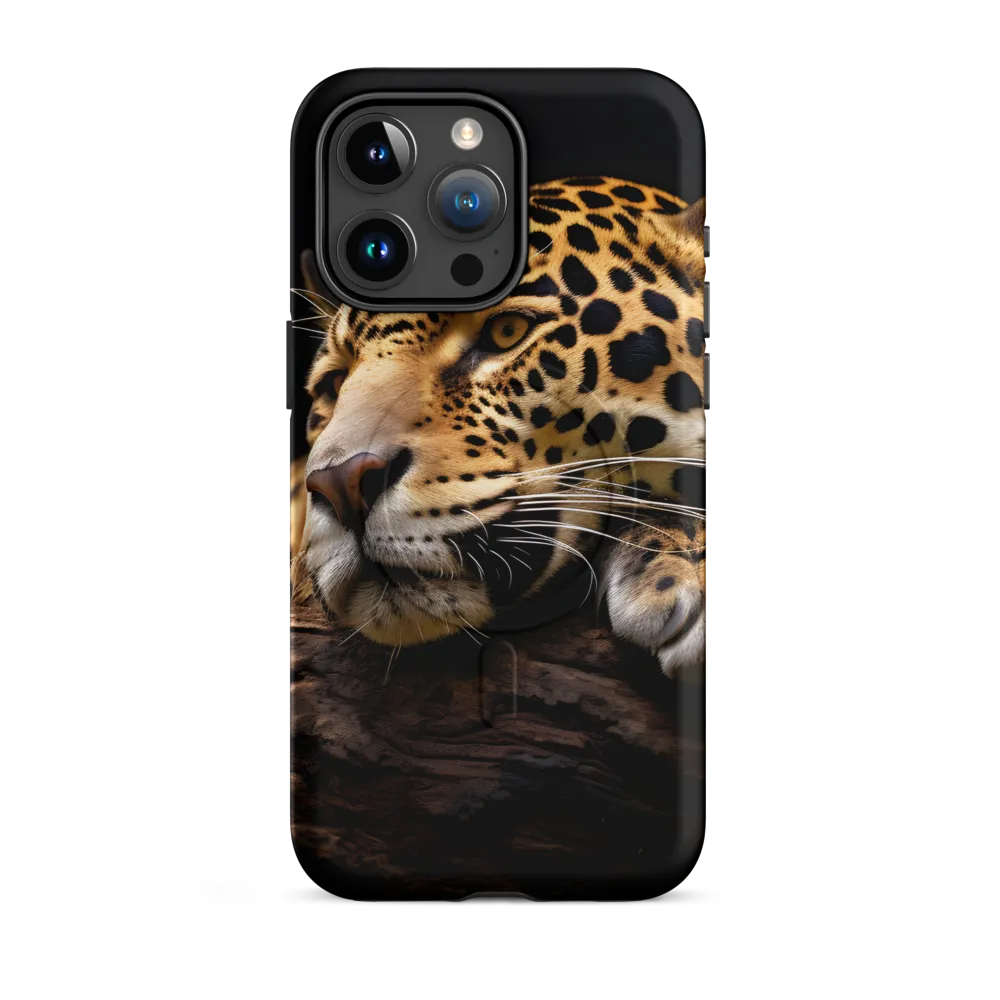 Tranquil Majesty: The Resting Leopard