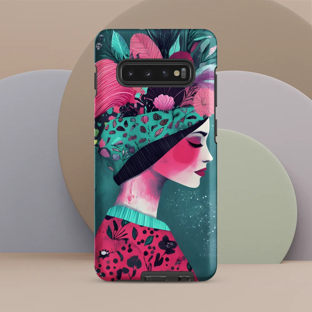 Whimsical Floral Portrait