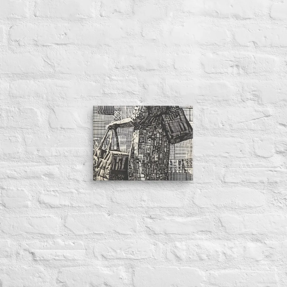 Urban Reflections: A Shopping Narrative | Canvas | 9″×12″