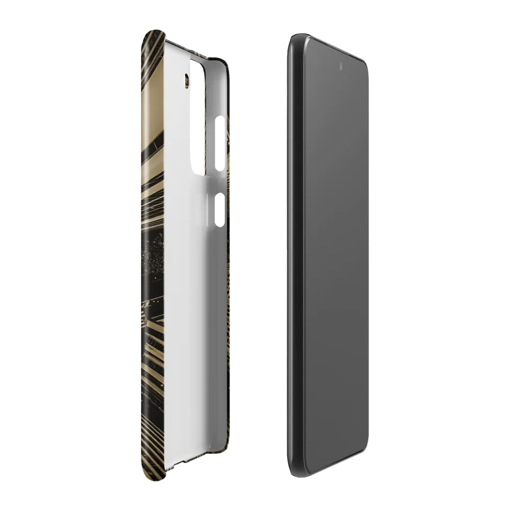 Urban Symphony: Aerial Perspective of City Life | Phone Case |  S21 Plus | Snap Case | Glossy