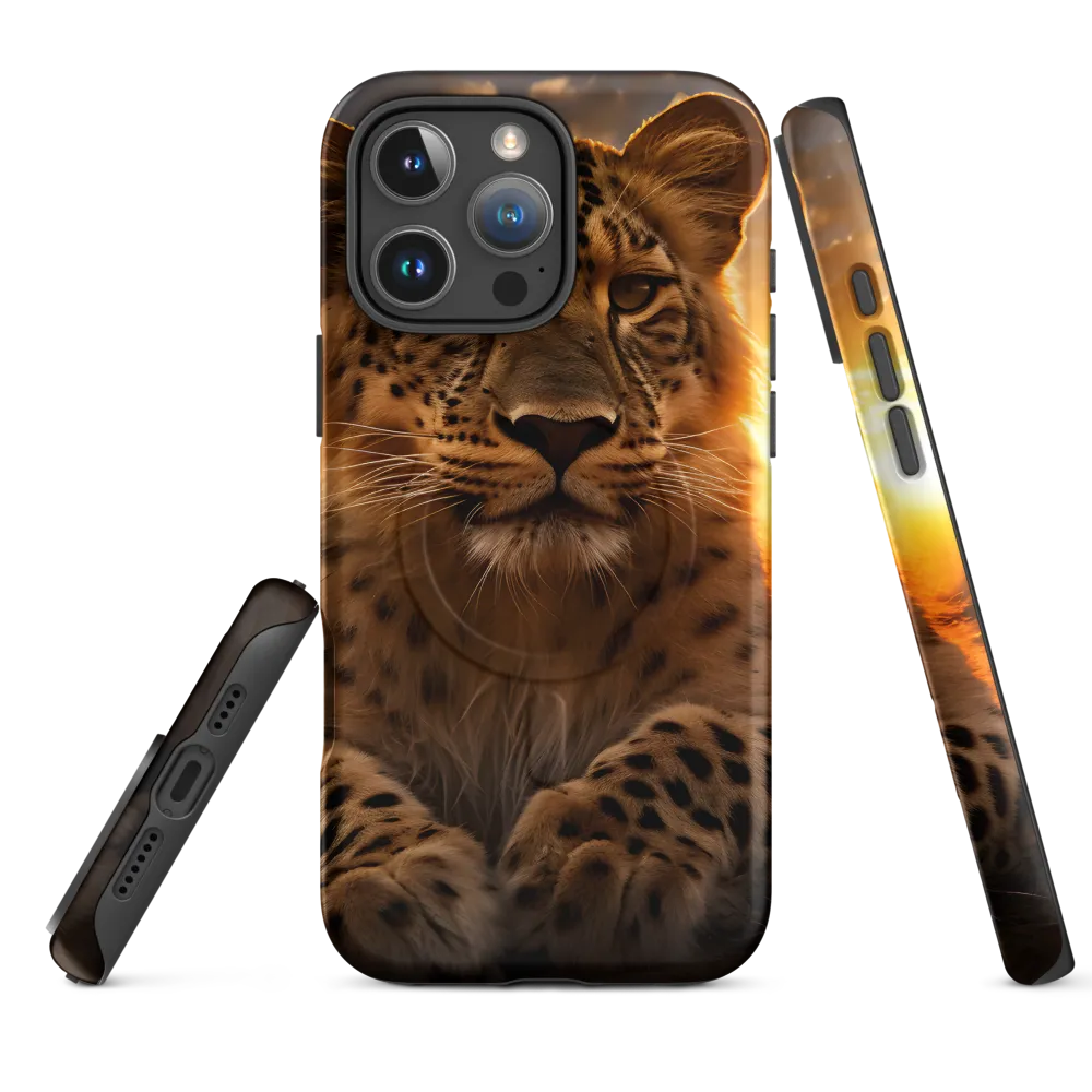 Regal Presence: The Leopard at Sunset