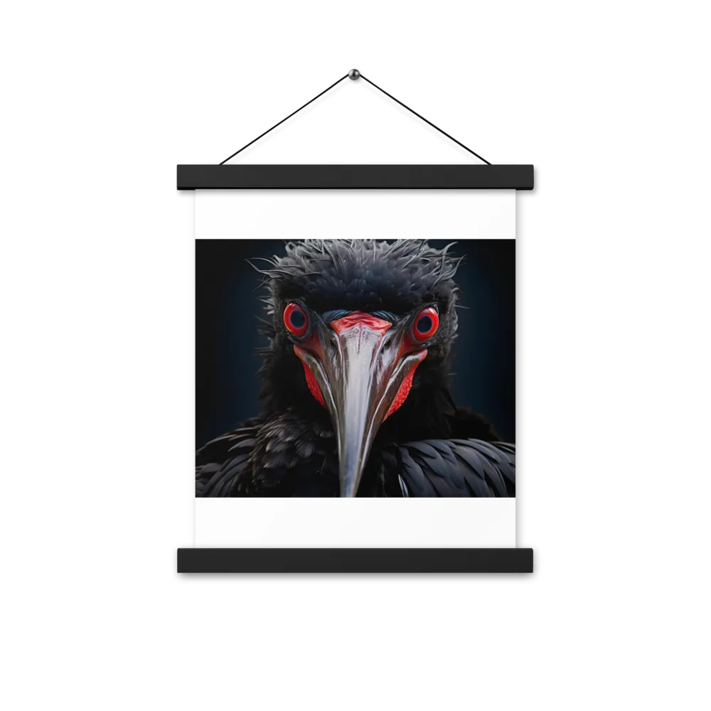 Gaze of the Abyss | Poster With Black Wood Hanger | 11″×14″