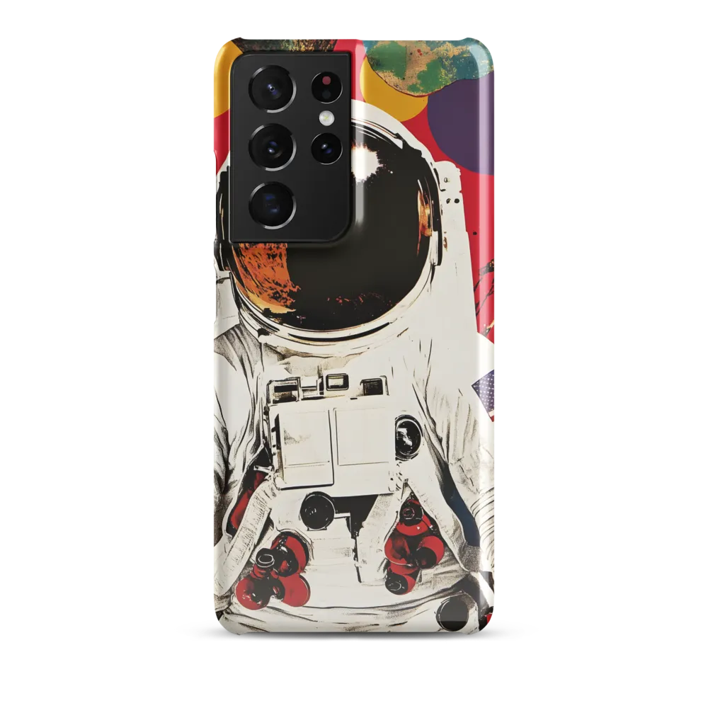 Cosmic Exploration: The Astronaut's Journey | Phone Case |  S21 Ultra | Snap Case | Glossy