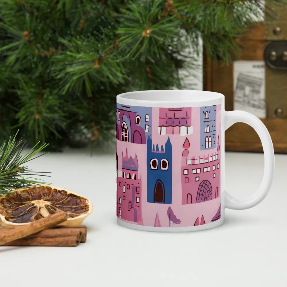 Whimsical Castles: A Playful Tapestry | Mugs | Multiple Sizes & Colors